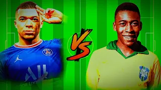 Mbappe Vs 50 Legends #football