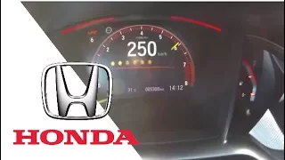 ➤ 2018 HONDA Civic Type R VTEC (320 hp) 0-100 km/h, 0-200 km/h & 0-260 km/h Acceleration & Top Speed