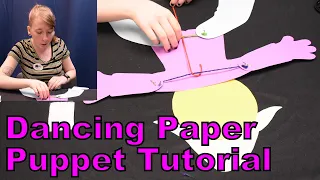 Dancing Paper Puppet Tutorial - Crafternoon