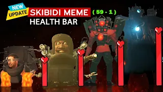 Skibidi Toilet 59-1 WITH Healthbars and ALL Boss Fights (Full Edition)