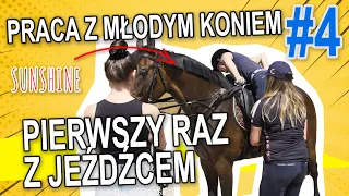 Praca z młodym koniem cz.4 - Pierwsze wsiadanie jeźdźca