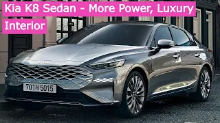 2022  Kia K8 Sedan Introducing - More Power Than Cadenza, Luxury Interior