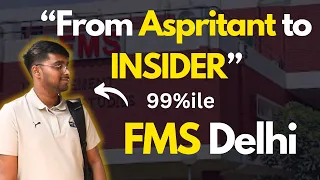 FMS Delhi | Admission Process | Interview Insights| Extempore | SOP | Work Experience |