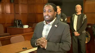 Watch | East Cleveland Mayor Brandon King speaks after 11 police officers indicted