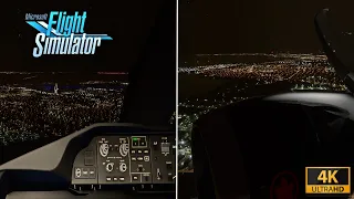 (4K) BEAUTIFUL NIGHT LANDING at Copenhagen | Microsoft Flight Simulator 2020 | Realistic Graphics