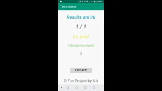 Android Native APP - Rock Paper Scissors game