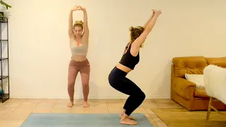 Hands Free Yoga Flow For Shoulder/Wrist Injury | 30 Minute Beginners Yoga