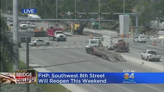 SW 8th Street To Re-Open After Deadly FIU Bridge Collapse