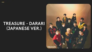 TREASURE (트레저) -'DARARI (다라리) (Japanese Ver.)' Easy Lyrics