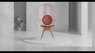 circular chair product animation in blender 3d.,#5.