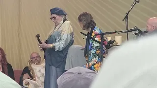 Joni Mitchell on guitar at Newport Folk Festival 7.24.22