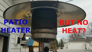 Patio Heater Pilot Wont Light or Stay Lit / Repair and Clean