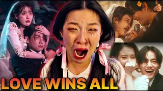 BAWLING MY FACE OFF!!! 😭💜 IU (feat V of BTS) 'Love wins all' MV REACTION