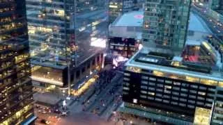 Fans Cheering for Leafs goal at Maple Leafs Square