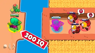 300 IQ VS 3 NOOB! | Brawl Stars Funny Moments & Glitches & Fails #567