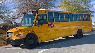 First Electric School Bus of North Carolina 2024 Thomas C2