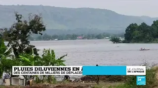 Pluies diluviennes en Afrique : des centaines de milliers de déplacés à reloger