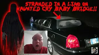 Reaction to MY LIMO BROKE DOWN ON THE HAUNTED CRY BABY BRIDGE * CRY BABY BRIDGE CHALLENGE*