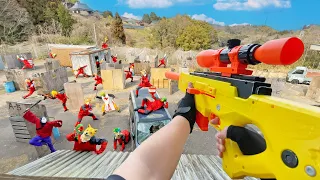 Nerf War | Amusement Park Battle 31 (Nerf First Person Shooter)