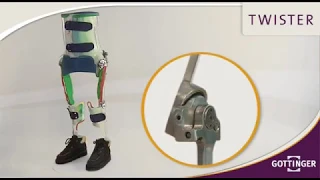 HKAFO Orthosis with Twister hip joint