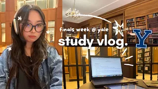 yale freshman experiences college finals for the first time.