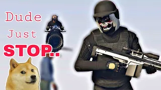 Stubborn Oppressor Griefer Made a Big Mistake by Interrupting a 1v1 between Two ''Pro Players..''