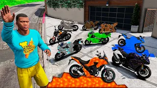 COLECIONANDO MOTOS DO MINECRAFT NO GTA 5!