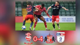 Lincoln 0-4 Sunderland Match Review - ABSOLUTELY AMAZING🟥⬜️