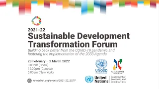 [Day 3] Sustainable Development Transformation Forum