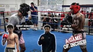 EXPERIENCE! 100+ Fight Amateur Boxer Is CRAFTY In Sparring!