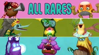 All Rare Monsters Original and Fanmade by RIOTLOVE | My Singing Monsters The Lost Landscapes