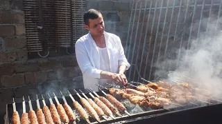 Армянский шашлык от Севака! Armenian kebab from Sevak!