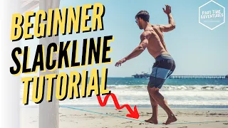 Slackline Tutorial For Beginners | New Fun Skill To Learn