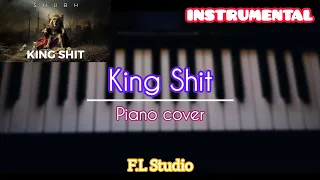 King Shit - Shubh | piano cover | Instrumental | Karaoke | Punjabi songs 2024 | F.L Studio