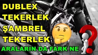 TUBELESS TEKERLEK İLE ŞAMBREL TEKERLEK ARASINDA Kİ FARK ??