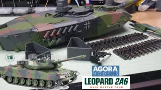 Build the 1:16 Scale Leopard 2A6 Main Battle Tank - Pack 2 - Stages 9-16