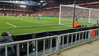 Liverpool 1 - 0 Man City Salah Scores The Winner At Anfield Fan View Unbelievable Atmosphere YNYW 🥰