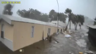 Florida home destroyed by hurricane Idalia floodwater