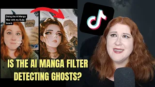 Is TikTok's AI Manga Filter Detecting Ghosts? | I Can't Believe What I Saw!