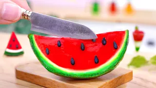 Cocomelon Jello 🍉 Miniature Watermelon Jelly Recipe | Perfect 1000+ Miniature Ideas By Mini Cakes