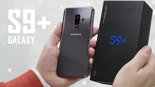 Распаковка Samsung Galaxy S9+ для России рядом с S8+, Note 8 и Pixel 2 XL. Обзор и сравнения в пути!