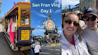 SAN FRANCISCO VLOG | Day 1 | fisherman’s wharf, bus tour, Golden Gate Bridge
