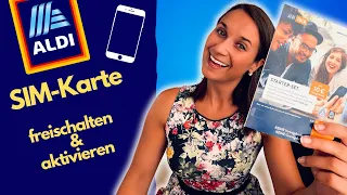 ALDI TALK TUTORIAL: SIM KARTE AKTIVIEREN I 2023