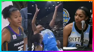 Angel Reese Reacts to Alyssa Thomas Grabbing Neck/Flagrant 2 Ejection | Rookie vs. Vet | WNBA
