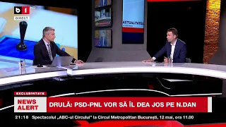 ACTUALITATEA CU TUDOR MUȘAT.  DRULĂ: PSD-PNL VOR SĂ ÎL DEA JOS PE NICUȘOR DAN. P2/2