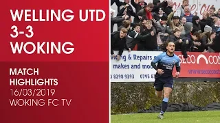 Welling United 3-3 Woking | Match Highlights