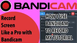 How to use Bandicam Screen recorder in 2021 ! Bandicam with Facecam