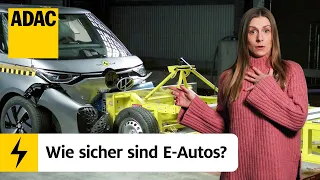 Unfall mit dem E-Auto: Sicherheitsrisiko Akku? | Unter Strom – Einfach Elektromobilität | 14 | ADAC