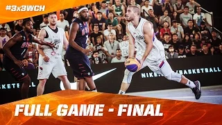 Serbia vs USA - Full Game - Final - 2016 FIBA 3x3 World Championships