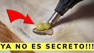 Una Increíble Forma De Reparar La Madera - Masilla Caliente